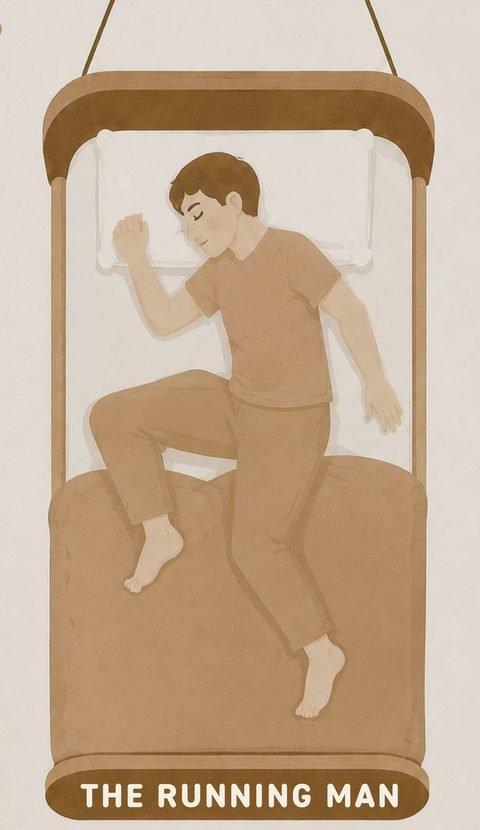 Illustration: the running man sleeper